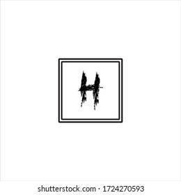 H letter logo abstract design