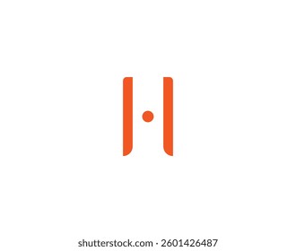 H letter logo. Ai company logo