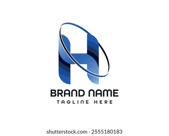 H  letter Logo Art design 