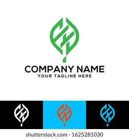 H letter logo. Concept letter H monogram design. Simple initial H. H letter logo monogram, simple linear typography black and white emblem