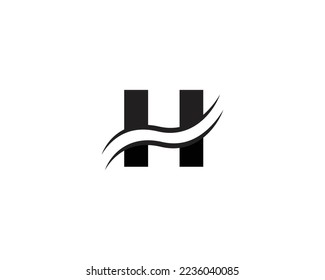 h letter logo creative design vector template