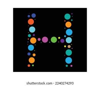 H letter logo creative design vector template