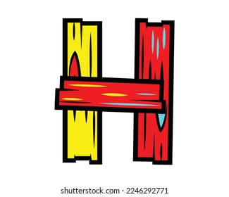 H Letter Logo Creative Design Vector Template
