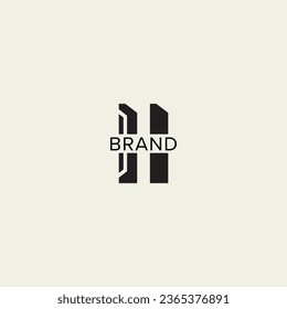  H letter logo creative design with vector graphic, H simple and modern logo.