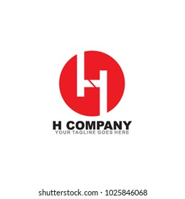 H letter logo design