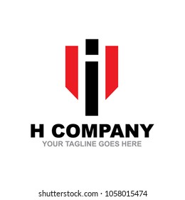 H letter logo design