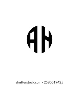 a h letter logo design