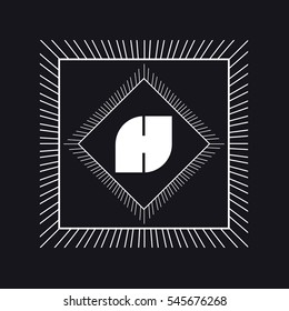 H letter logo design