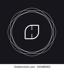H letter logo design