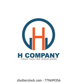 H Letter Logo design