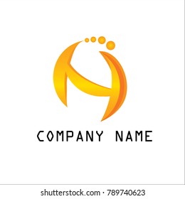 H Letter Logo Design .