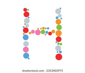 H letter logo design element 