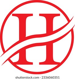 H letter logo design elements