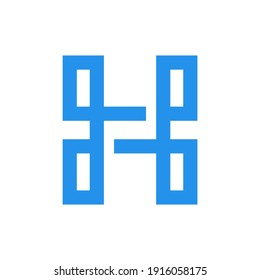 H letter logo design eps