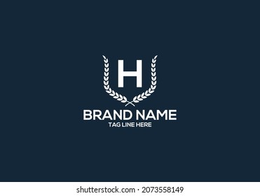 H letter logo design and minimalist logo.