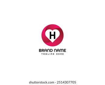 H Letter Logo Design Monogram
