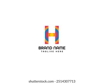 H Letter Logo Design Monogram
