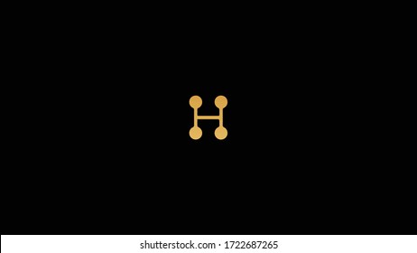 Vector de plantillas de diseño de logotipo de letra H