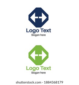 Plantilla de diseño del logotipo de la carta para la organización empresarial