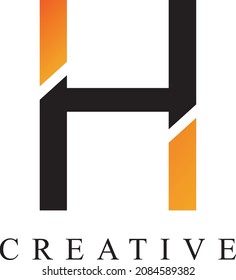 H letter logo Design .logo Design Template .