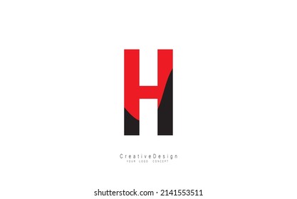 H letter logo design template vector