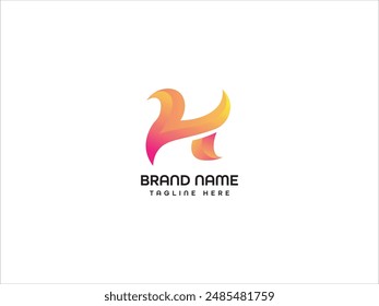 H Letter Logo Design Template 