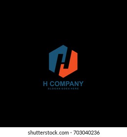 H letter logo Design Template