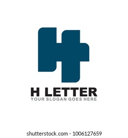 H letter logo design vector template