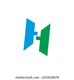 H letter logo design vector template