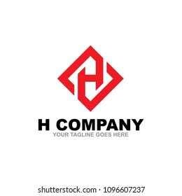 H letter logo design vector icon