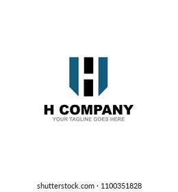 H letter logo design vector icon