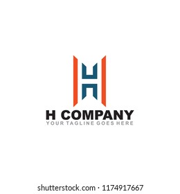 H letter logo design vector template