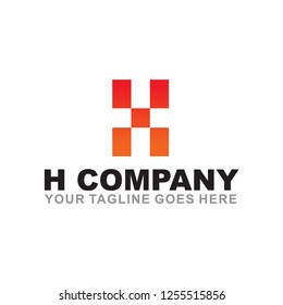 H letter logo design vector template