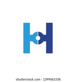 H letter logo design vector template
