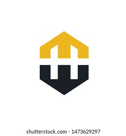 H letter logo design vector