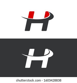 H letter logo design vector