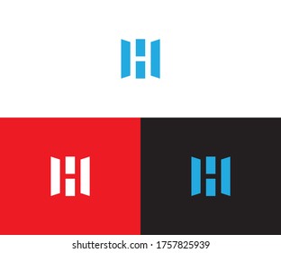 H letter logo design vector