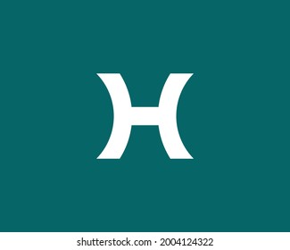 H letter logo design vector template