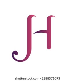 h letter logo design vector