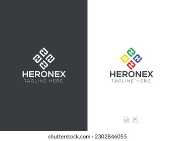 H letter logo design vector illustration