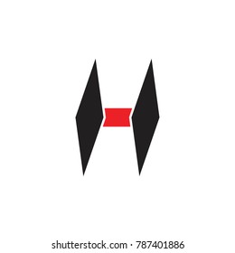 H letter logo design vector