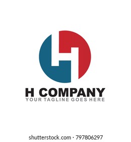 H letter logo design vector template