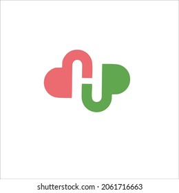 Diseño del logotipo de la letra H para su nombre y marca de mercancías y su empresa