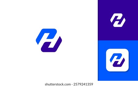 H letter logo icon design simple
