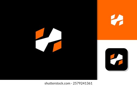 H letter logo icon design simple