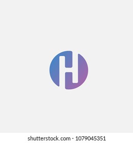 H letter logo . H icon logo template