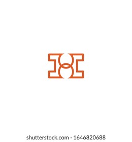 H letter logo. H icon logo template.