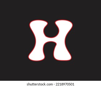 H letter logo icon template