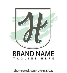 H Letra Icono de logotipo Arte vectorial