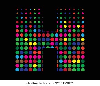 H letter logo icon vector template elements